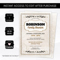 family reunion invitation